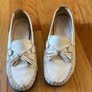 Cole Haan White Loafers
